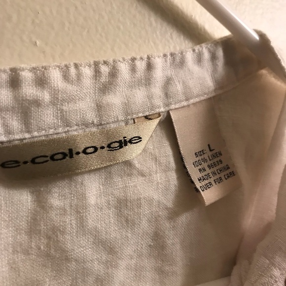 100% LINEN TOP - Picture 3 of 4